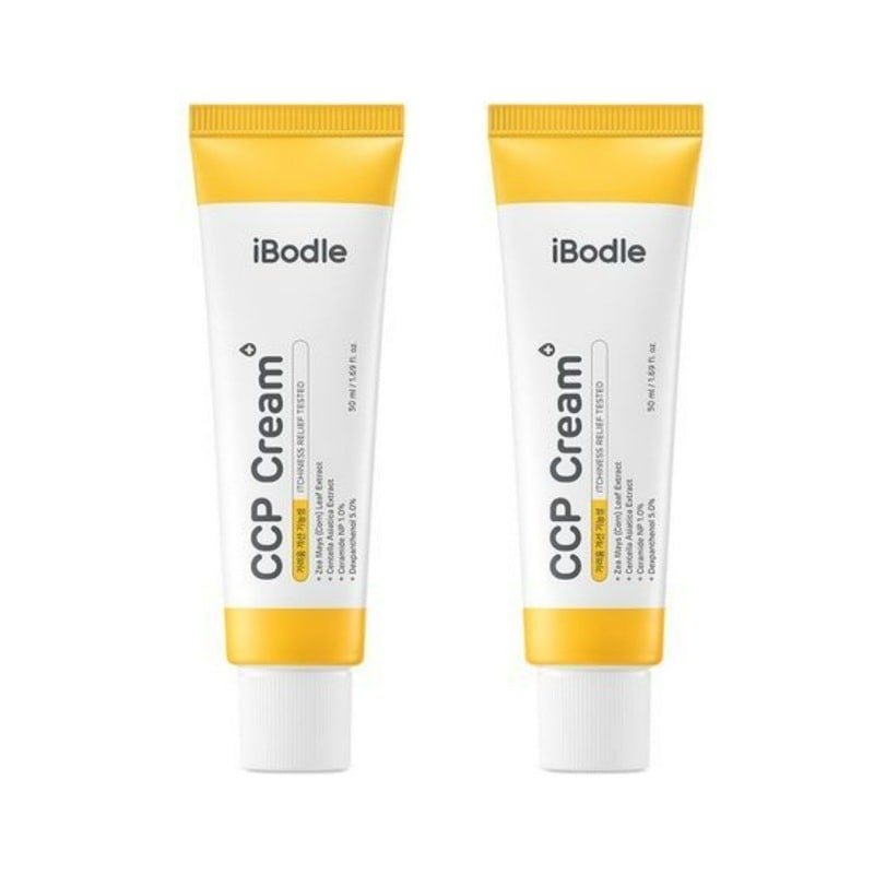iBodle CCP クリーム 50ml (1+1 企画/単品) かゆみ改善可能スキンクリーム かゆみ軽減 158% アレルギーテスト済み 敏感肌対応 しっとり保湿ケア 肌バリア強化 乾燥によるかゆみ