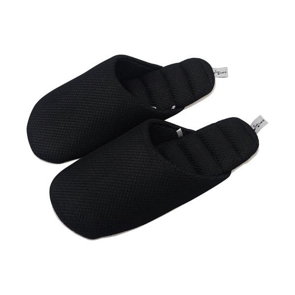 （まとめ） オクムラジャブジャブスリッパ（メッシュ） ブラック L AAAA9005BK 1足 [x5セット]スリッパ・ルームシューズ