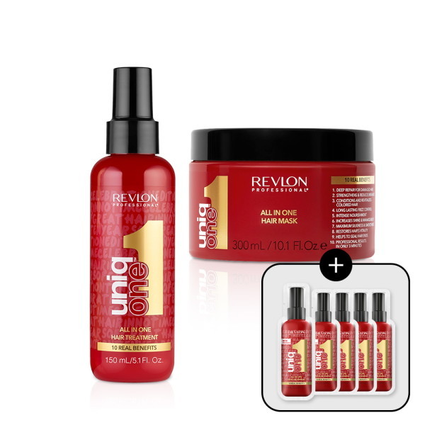 レブロンユニークワン オールインワン ヘアマスク+トリートメント企画セット(+サスェ)