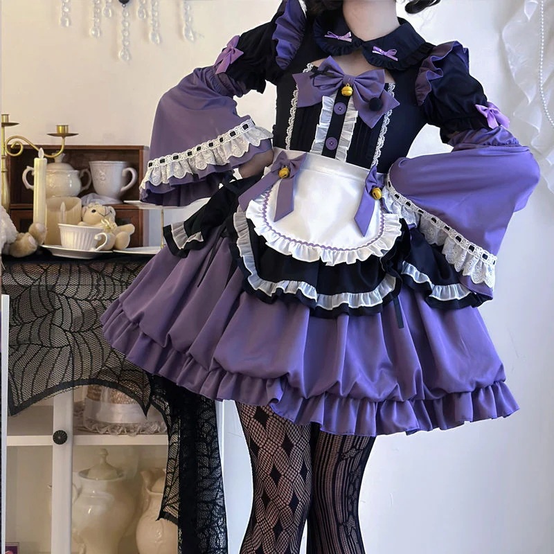 コスプレ 洋服がかわいい コスチューム ロリータ つぼみ 半袖op ワンピース 5,484円
