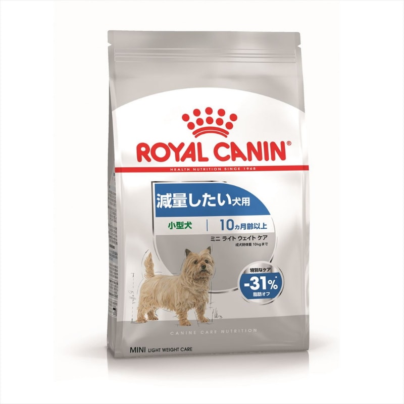 減量したい犬用 小型犬 【ミニ ライト ウェイト ケア　 4kg】 CCN　ロイヤルカナン