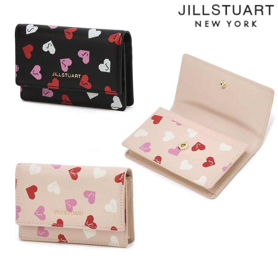 [23FW][HEART] Heart pattern cowhide card wallet 2色 コイン財布 新学期 革財布 牛革 カップルアイテム 韓国人気 贈り物 カップル 新学期
