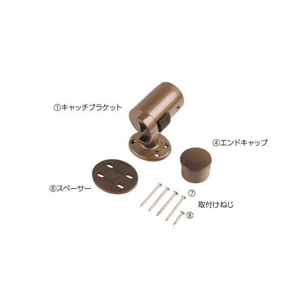 マツ六 1150815 遮断機式手すりキャッチブラケット 右勝手用 EL-933 5,097円