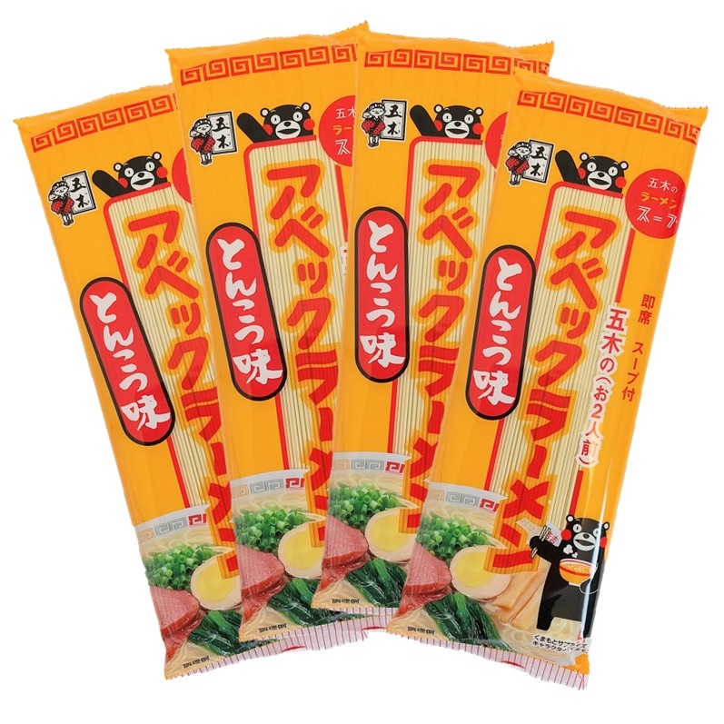 Qoo10] 五木食品 : アベックラーメンとんこつ味 4袋8食入り : 食品