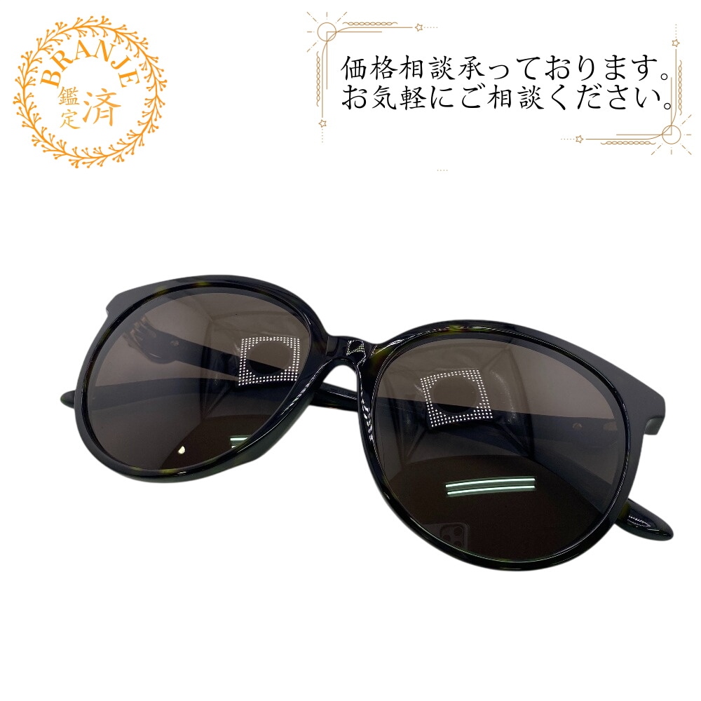 C ドゥ カルティエ アセテート サングラス ブラウン ユニセックス