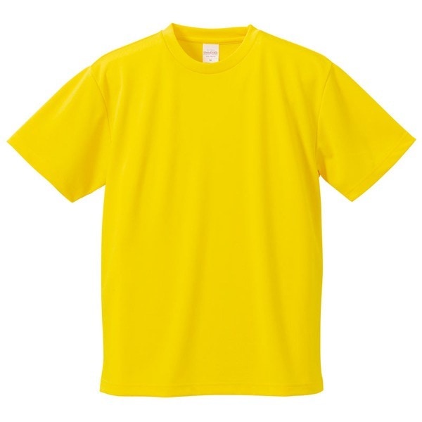 UVカット吸汗速乾5枚セット4.1オンスさらさらドライ Tシャツ カナリア イエロー 160cm