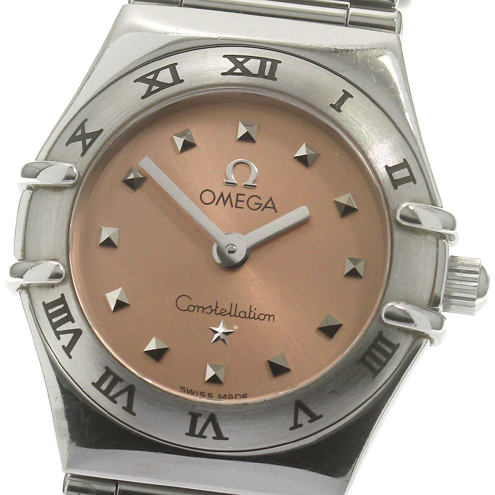 オメガ OMEGA 1561.61 コンステレーション ミニ マイチョイス クォーツ レディース 保証書付き_867823【中古】