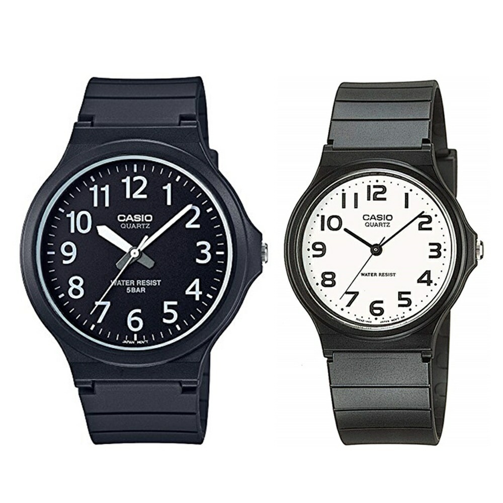 【時計収納ケース付き！】【国内正規品】CASIO カシオ 腕時計 手表 ペアウォッチ メンズ レディース チープカシオ チプカシ レトロ シンプル アナログ ブラック 黒 白 MW-240-1BJHM