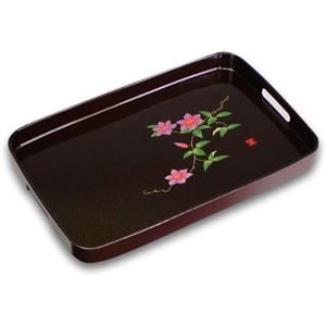 (15個セット) お盆 トレー 長手盆 鉄仙 48cm 持ち運び便利 和風 橋本達之助工芸 お茶 食事 配膳 キッチン 店舗 接客 来客 33,432円