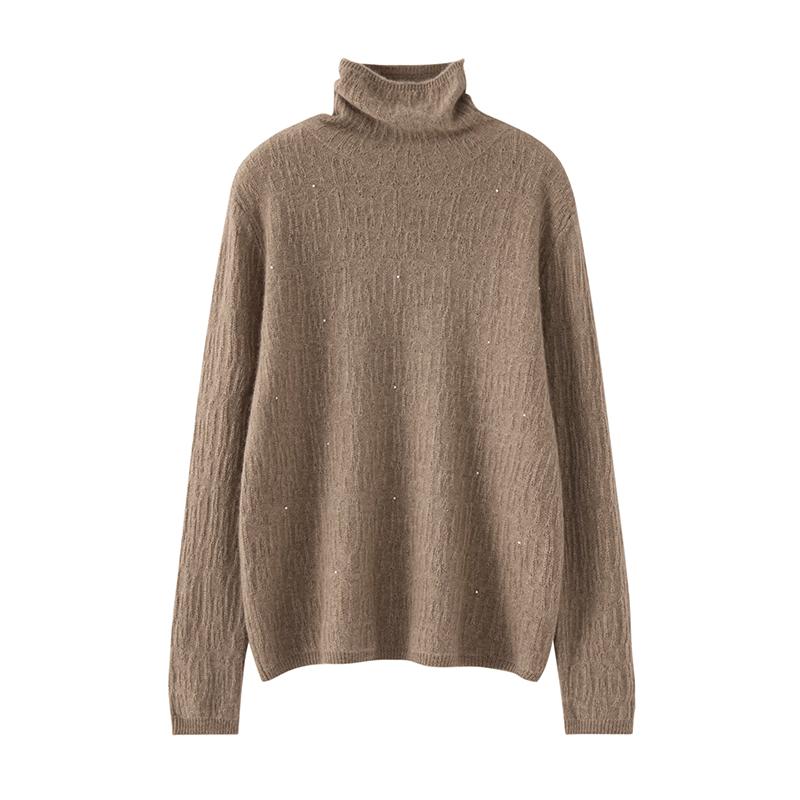 秋冬 コーデ レディース ファッション オシャレ 服 カワイイ シンプル 大人カワイイ 大きいサイズ セーター カラー プルオーバー ニット