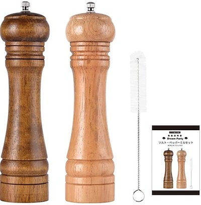 他サイト： ペッパーミル スパイスミル胡椒 ブラックペッパー スパイスボトル( 白色 茶褐色)の商品画像