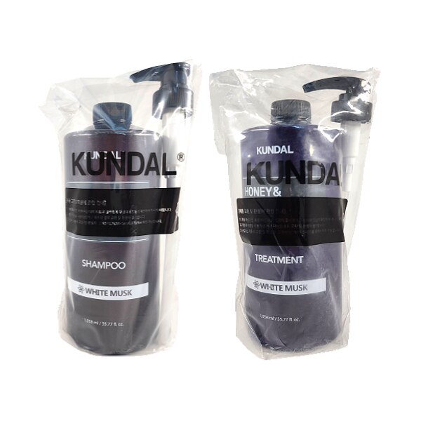 [大容量1+1]ハニーアンドマカデミアネイチャーシャンプー 1058ml+プロテイントリートメント 1058mlホワイトムスクの香り