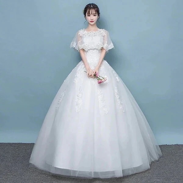 編み上げタイプ ウェディング ウェディ 】ドレス ロングドレス結婚式 Vネック 二次会花嫁 【メガ割 パーティードレス結婚式二次会ウエディングドレス花嫁ドレス嬢ドレス ウエディングドレス二次会ホワイト