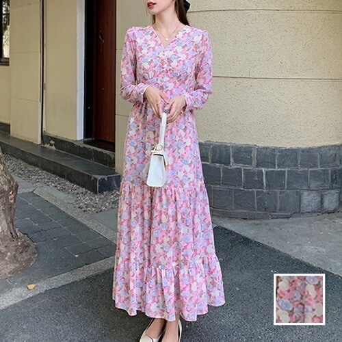 ワンピース カジュアル ロング マキシ丈ワンピ 韓国 ファッション レディース 春 夏 カジュアル コーデ シンプル 定番 セレカジ 20代 30代 40代 2025大きいサイズ シアー Vネッ