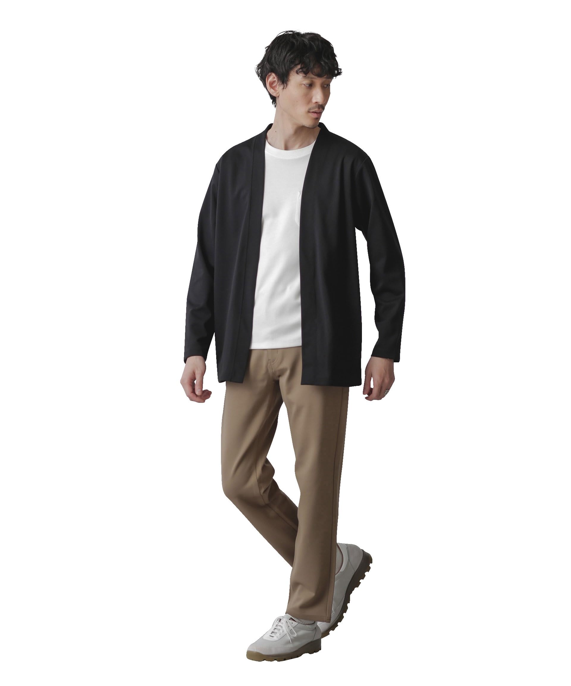 ナノ・ユニバース(nano・universe) ストレッチポンチテーパード5Pパンツ M ベージュ NANO universe 24SS