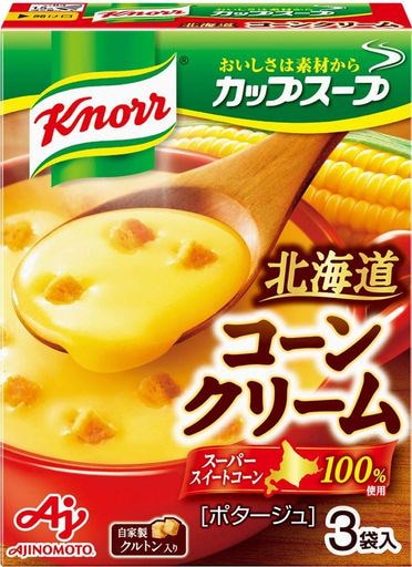 味の素 クノール 牛乳でつくる コーンポタージュ 3袋入×10個 ( 醜い スープ 冷