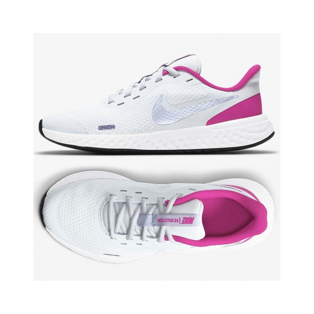 ナイキキッズナイクランニングシューズレボリューション 5 GS BQ5671-018 P2304