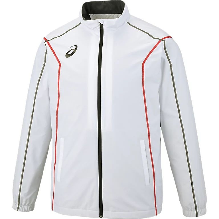 アシックス asics ジャケット 裏トリコットブレーカージャケット ステッチ リサイクル素材 メンズ 2031E059-100