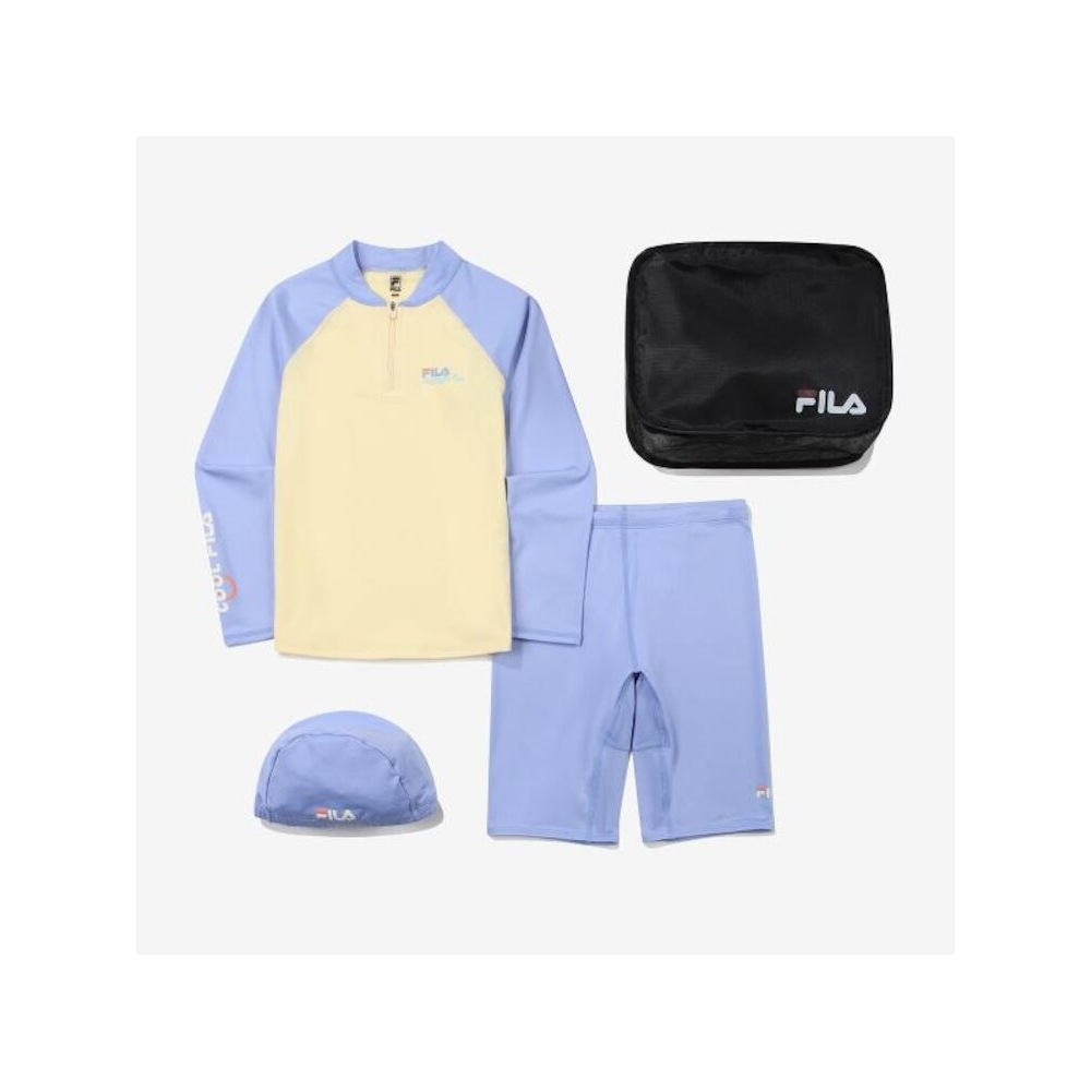 [FILA KIDS] アクアラッシュガードセットアップ (FK2SWF2A01M_VAA) Q0ZFK2SWF2A01MVAA