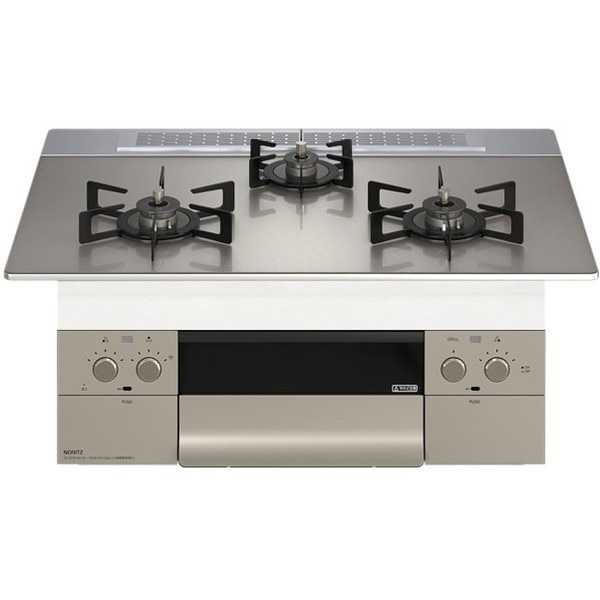 N3WU4PWASKSTEC-13A Orche FLAT [ビルトインガスコンロ (都市ガス用 3口 両側強火力 75cmタイプ)]