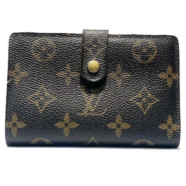 ルイヴィトン ポルト モネビエ ヴィエノワ M61663 がま口 2つ折り財布 【中古】