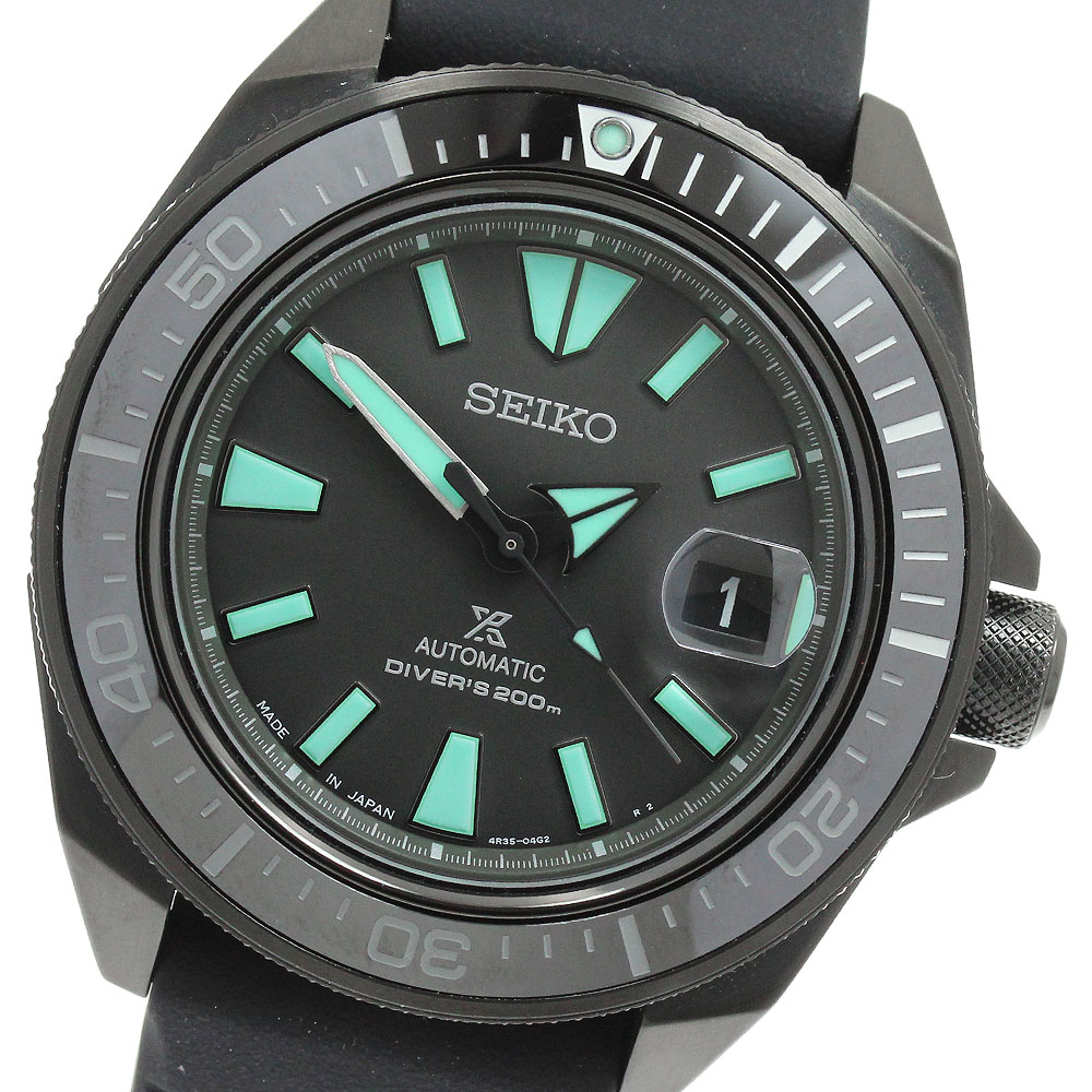 セイコー SEIKO 4R35-05R0/SRPH97J1 プロスペックス メカニカルダイバーズ サムライ デイト 自動巻き メンズ 極美品 _961755【中古】
