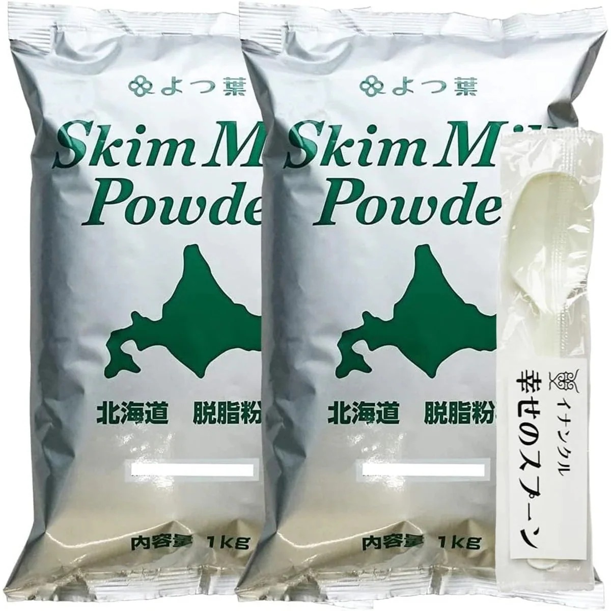 よつ葉 北海道脱脂粉乳 スキムミルク 2kg イナンクル幸せのスプーン付き