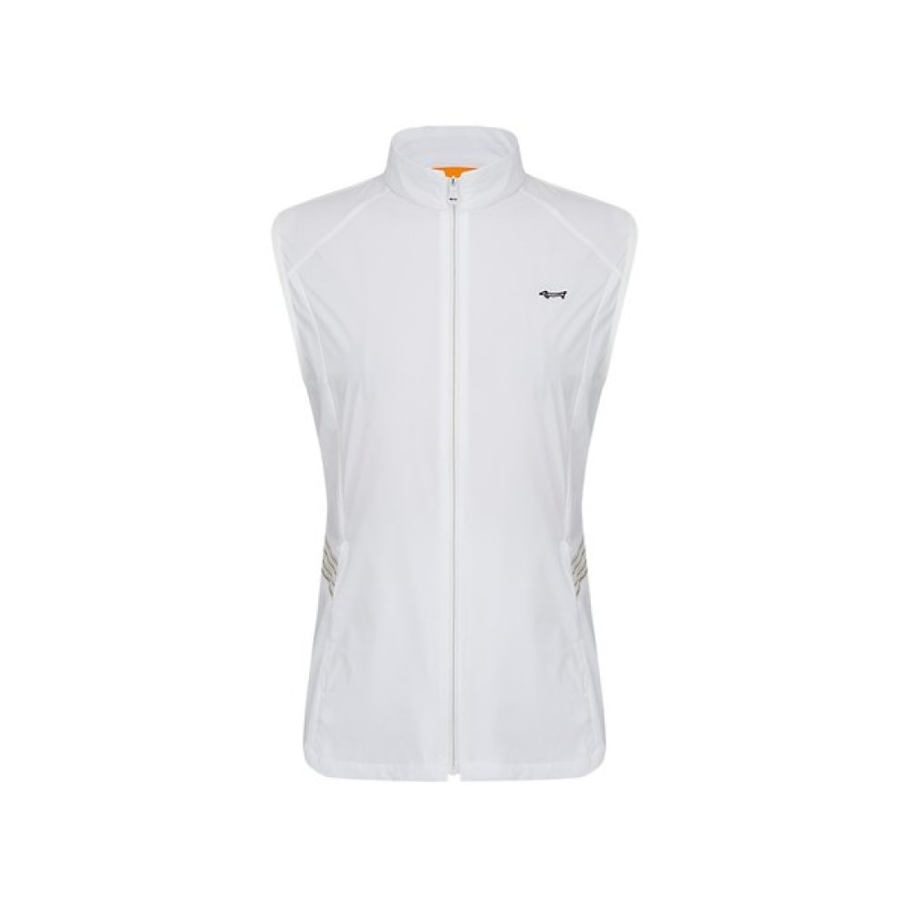 [ルイカステル] レディースワキレースバンドシングルレイヤージャンパーベスト