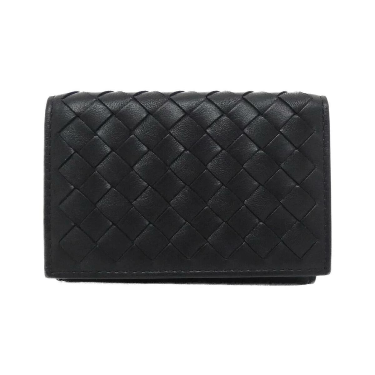 BOTTEGA VENETA 515385-V3UN2-1295 ボッテガヴェネタ 三折財布 ラムスキンレザー ブラック