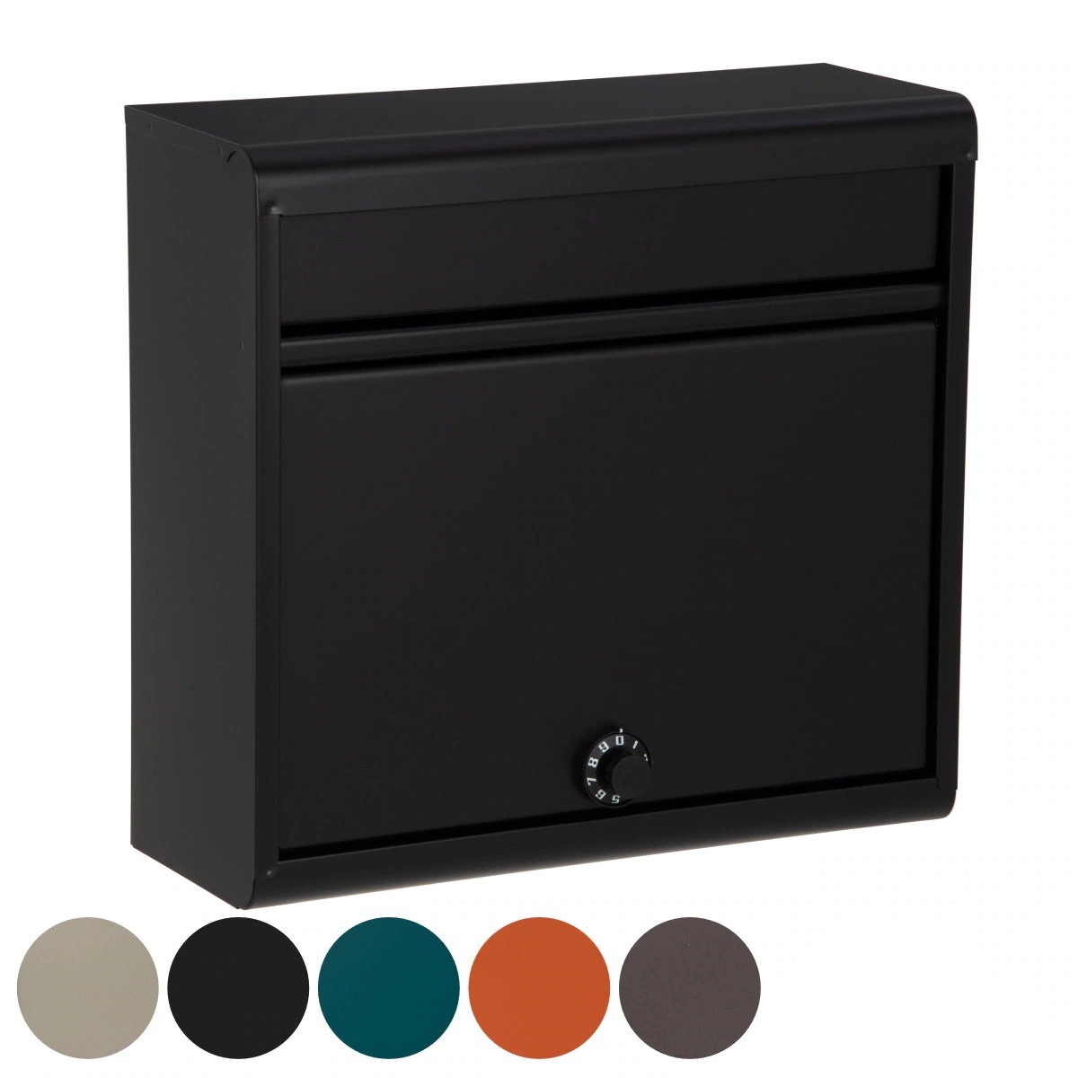 郵便ポスト 亜鉛メッキポスト ダイヤル錠 壁掛け グリーンライフ 郵便 郵便受け ポスト POST 新聞受け メールボックス ダイヤルロック付き 防犯対策 防犯 A4サイズ