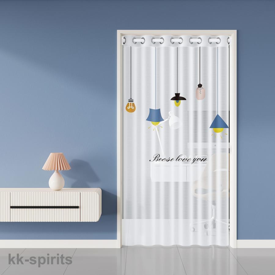 のれん 暖簾 レース 姫系 花柄 北欧 目隠し 間仕切り ロング カーテン 半遮光 和風 四季兼用 キッチン リビング 玄関 出入り口 洗面所 部屋 カフェ