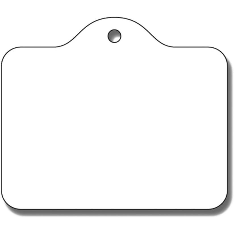 （まとめ買い）シモジマ HEIKO 提札 No.18 糸無し 1000枚 縦30x横35mm 店舗用品 007104500 [x3セット]