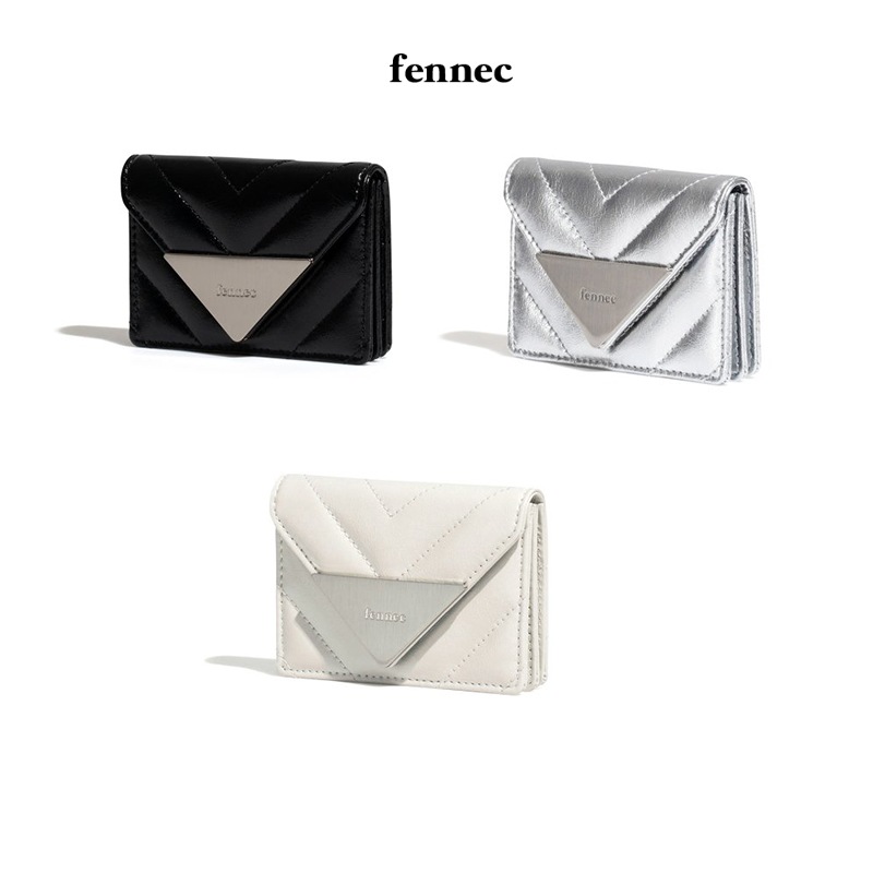 [韓国人気］CRINKLE TRIANGLE QUILTING POCKET D