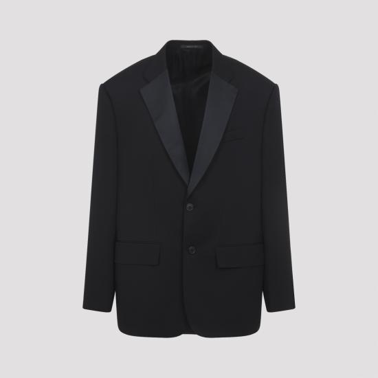 BALENCIAGA Men Jacket 857393 TNT39 1000 BLACK