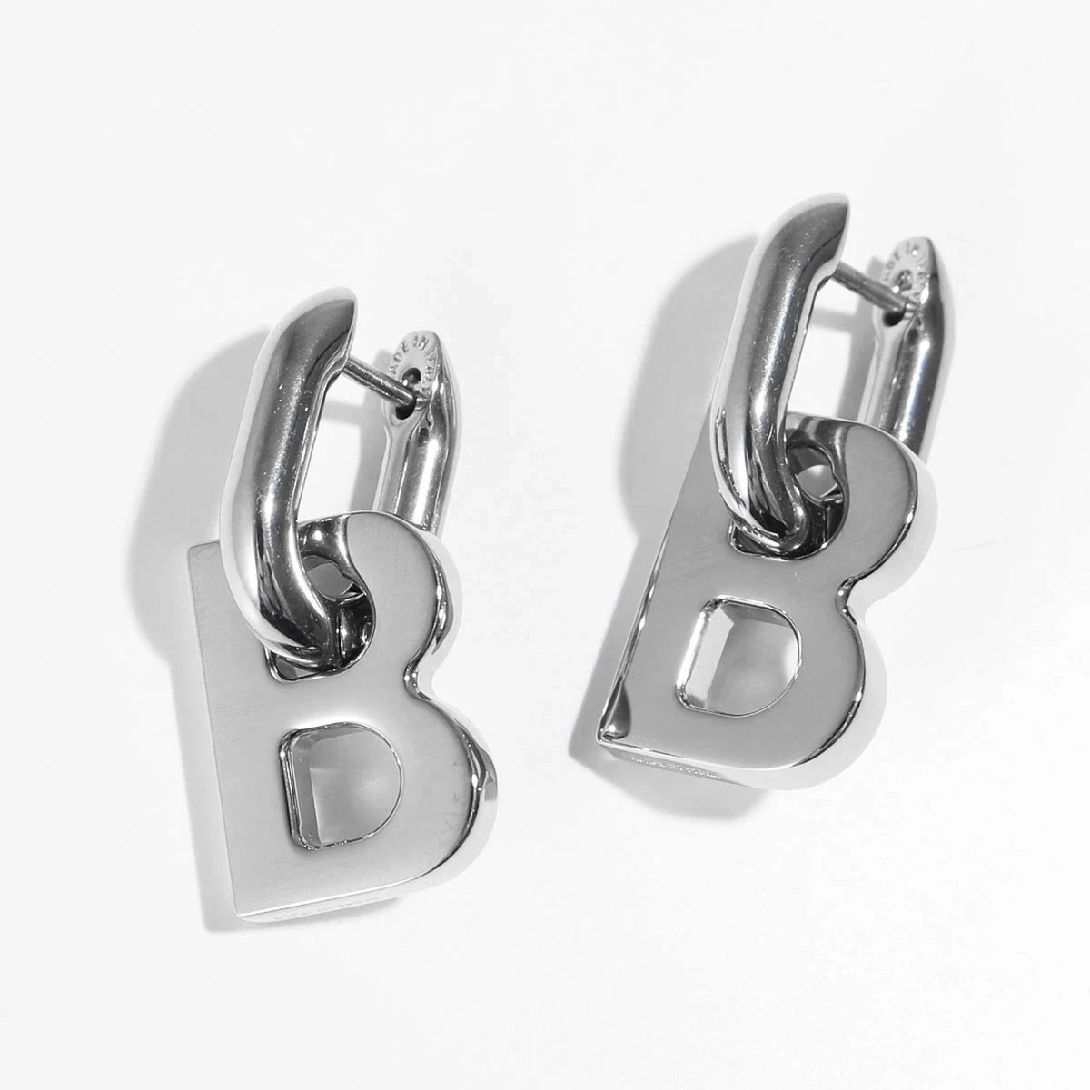 BALENCIAGA バレンシアガ ピアス B CHAIN XS EARRINGS 655286 TZ99S レディース ブラス ジュエリー アクセサリー カラー2色