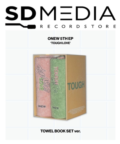 ONEW 5th Mini Album - TOUGH LOVE (TOWEL BOOK SET Ver.)