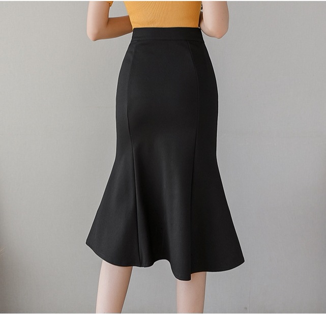 マーメイドラインスカート スリット入りスカート ロング丈スカート カジュアルスカート スカート ボトムス ロングスカート コクーンスカート タイトスカート 膝下 ロング ロング丈 フレア スリム