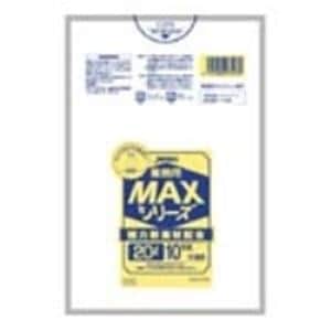 （まとめ）ジャパックス MAXゴミ袋 S-23 半透明 20L 10枚(×50セット)