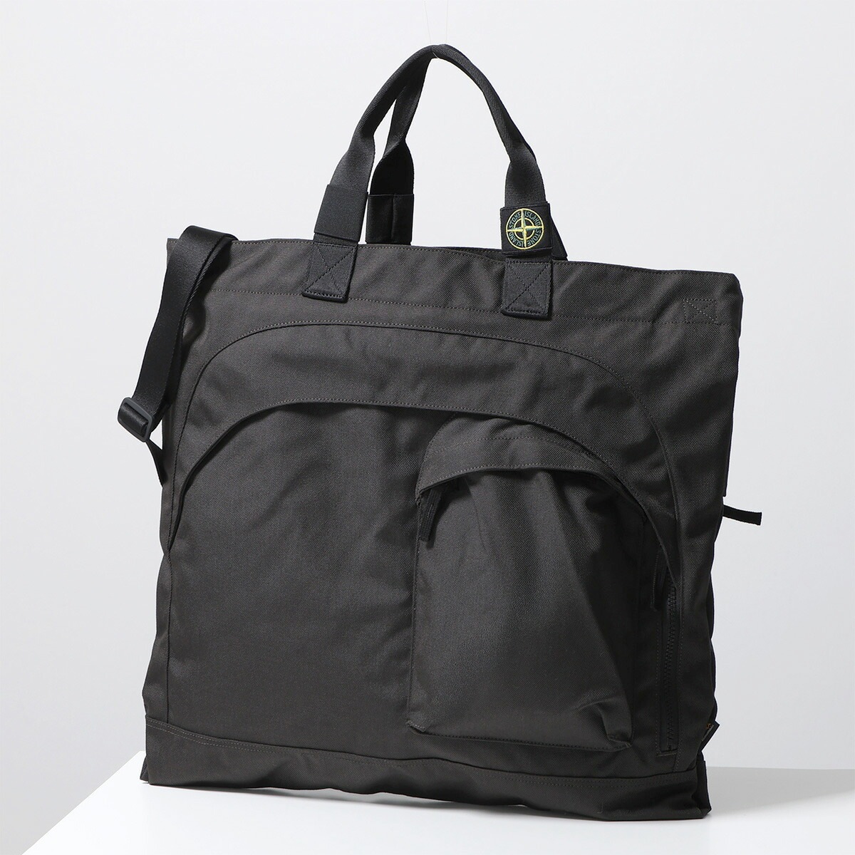 STONE ISLAND ストーンアイランド トートバッグ K2S159200012 S0075 9200012 メンズ ナイロン ショルダーバッグ ロゴ刺繍パッチ 鞄 V0062