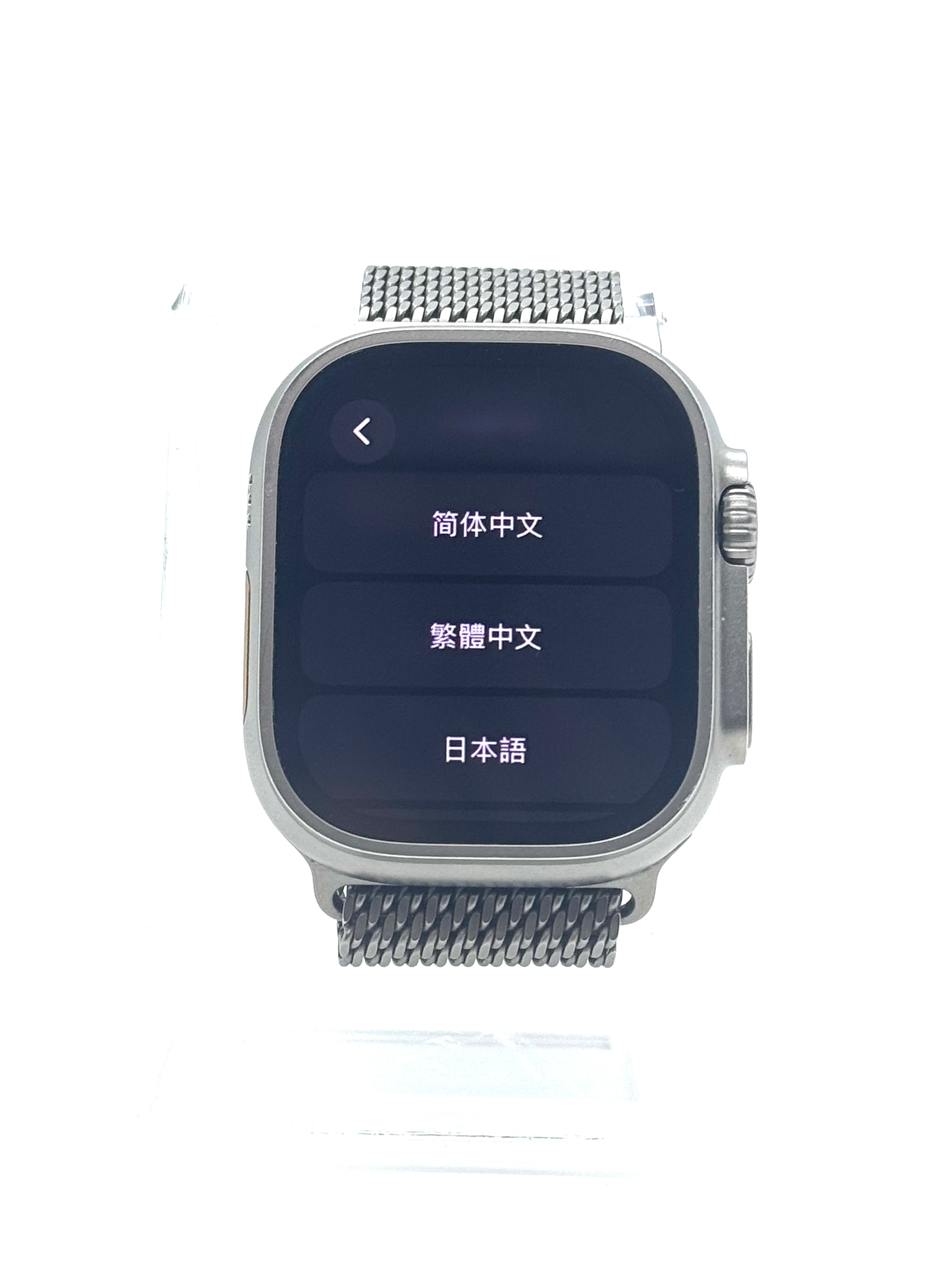 【海外モデル・中古美品】A　pple WatchUltra2 49mm MXDJ3CH/B チタニウムミラネーゼループ 本体のみ