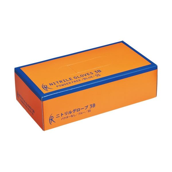 （まとめ）ファーストレイト ニトリルグローブ3B パウダーフリー SS 1箱（200枚）[x3] 5,748円