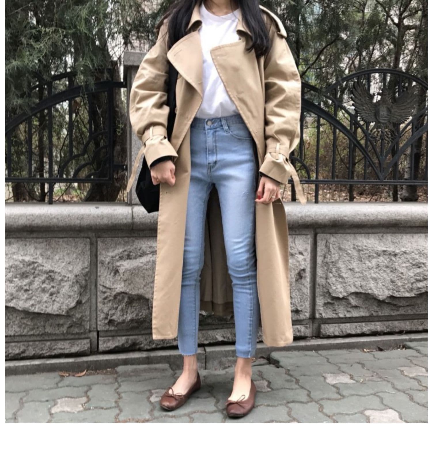 コート 上着 ウインドブレーカー ロング ロング丈 袖あり 長袖 襟付き ボタン きれいめ シンプル カジュアル 大人 上品 おしゃれ お洒落 かっこいい レトロ 大人女子 こなれ感 モダン 主役級