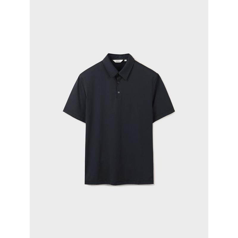 [行담도] 男性) 冷感ボタン半袖Tシャツ ABG2TT1106BK_HDD