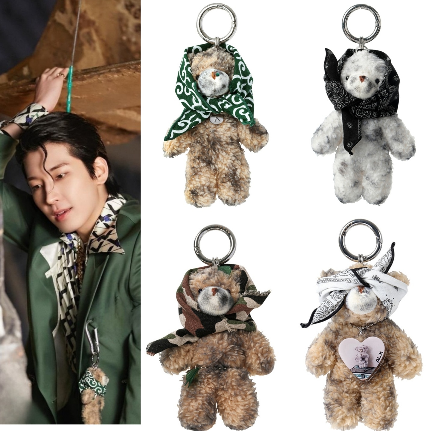 [alexii] SEVENTEENウォヌ着用 4種類 Keyring