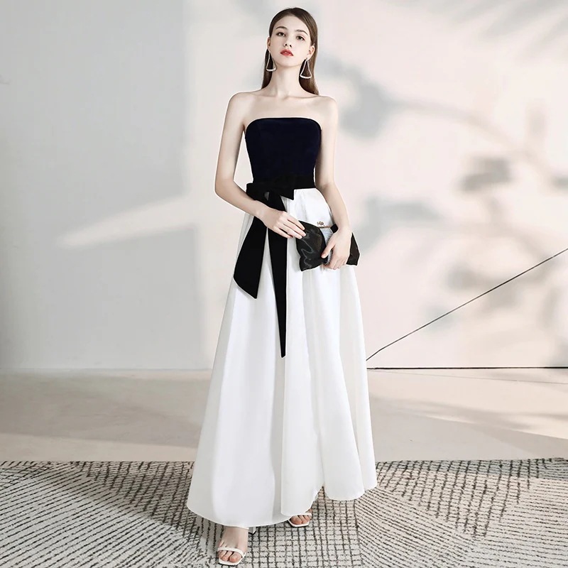 高級感気質ドレスワンピースおしゃれ着痩せパーティードレス結婚式ドレス演奏会ドレス会ドレスワンピース