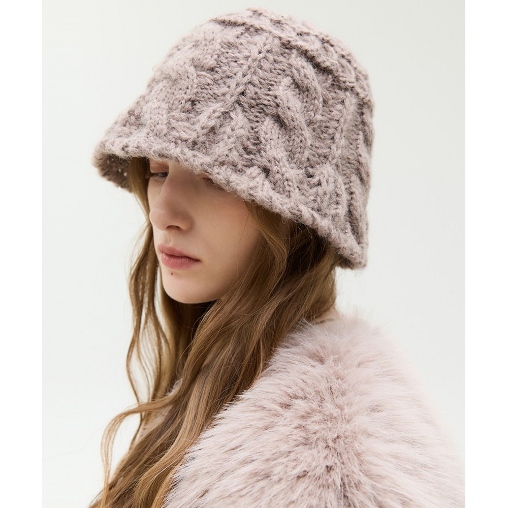 ラーティジェント LX ニットバケットハット(ブラウン)