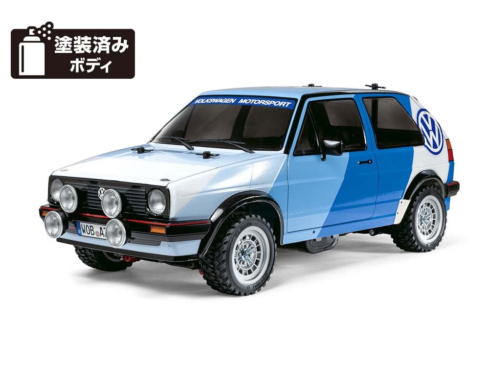 タミヤ 1/10 電動RCカー No.714 フォルクスワーゲン ゴルフII GTI 16V
