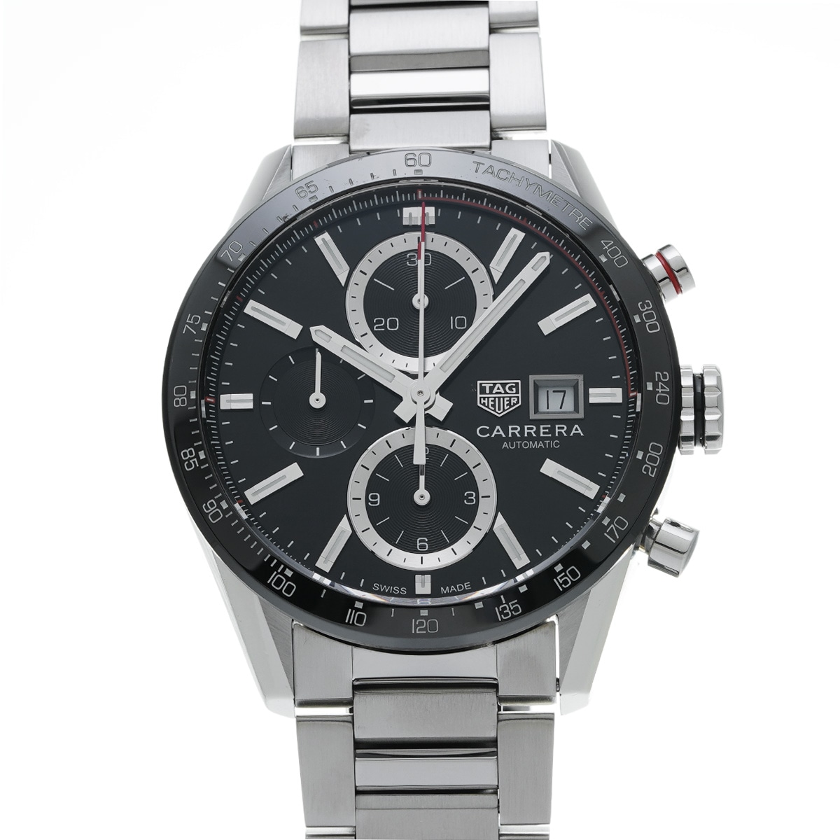 タグホイヤー カレラ キャリバー16 クロノグラフ CBM2110.BA0651 ブラック メンズ 腕時計 自動巻き 中古 銀蔵 203,501円