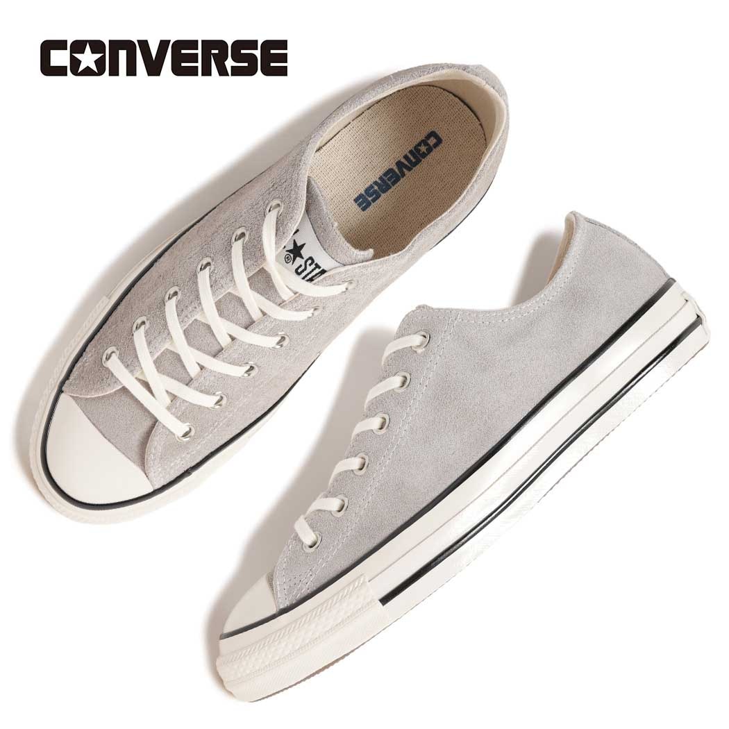 CONVERSE コンバース オールスター エイジド スニーカー ALL STAR AGED WS OX NATURAL GRAY ( ローテク グレー スエード メンズ レディース 31318051
