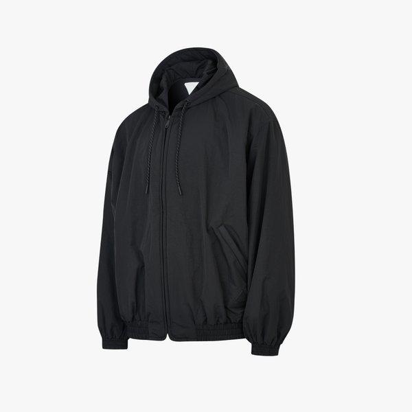 [] 男性 the H オーバーフィット グロッシー 軽量 パディング フード付きジップアップ SPIWCNJK331U